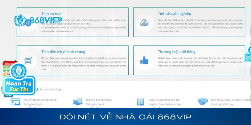 Đôi nét về nhà cái 868vip