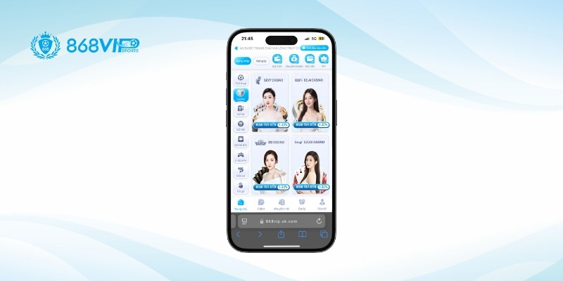Lý do anh em nên trải nghiệm cá cược casino tại 868vip